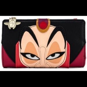 NWT Loungefly Disney Villains Jafar cosplay flap wallet